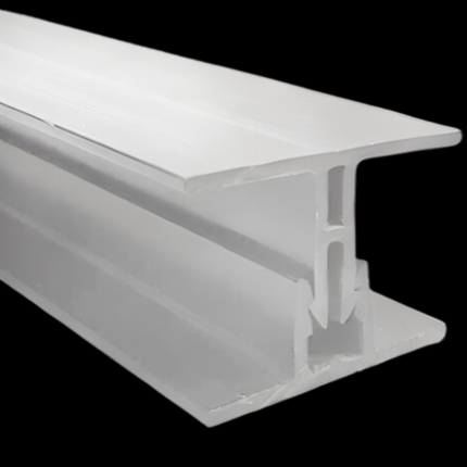 Perfil Exterior PVC Fullmart PE4 Unión Blanco 5m