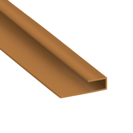 Perfil Formalita Aluminio Fullmart P-UV-3 Jota Dorado 2.5m