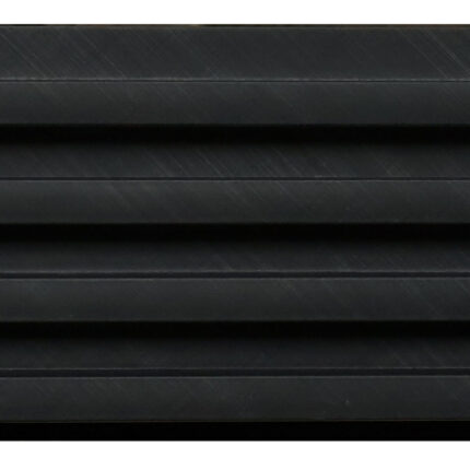 Revestimiento Interior Fullmart Negro Con Relieve WPC H4A 2,4m x 15.8cm