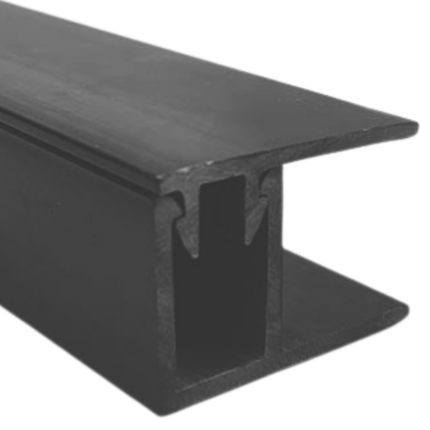 Perfil Exterior Aluminio Esquinero Fullmart Grafito PE3 Jota 2 Piezas 5m